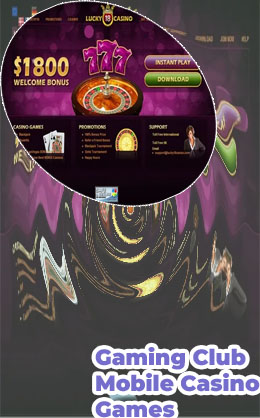 Gaming club casino mobile
